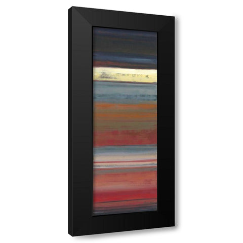 Evening Rays Black Modern Wood Framed Art Print by Joy, Julie