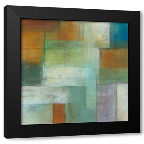 Lake Blue Essence II Black Modern Wood Framed Art Print by Green-Aldridge, W.