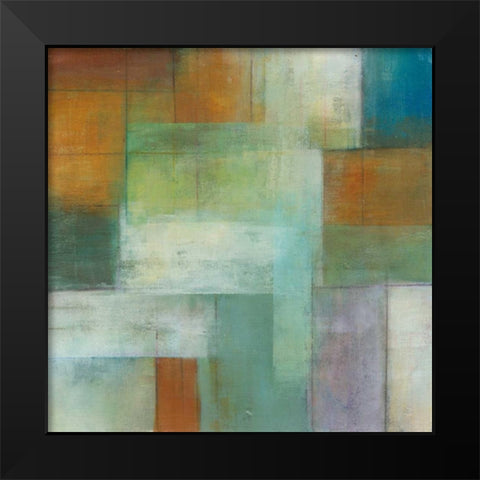 Lake Blue Essence II Black Modern Wood Framed Art Print by Green-Aldridge, W.