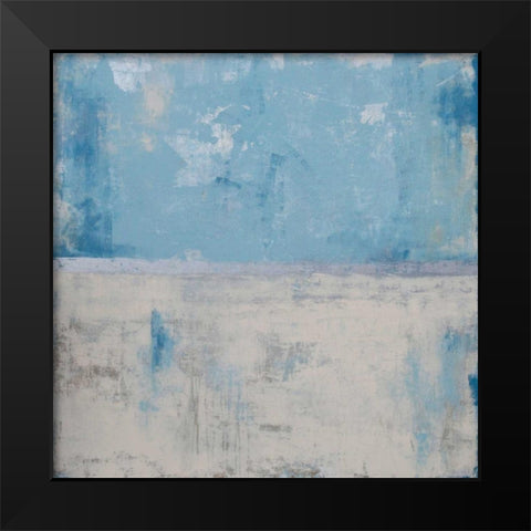 Silver Aura Black Modern Wood Framed Art Print by Ashley, Erin