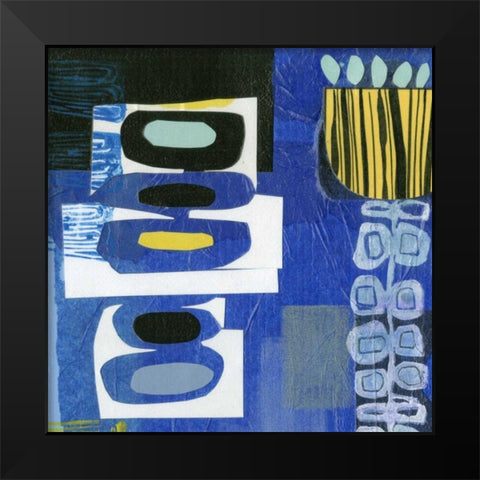 Smile II Black Modern Wood Framed Art Print by Velasquez, Deborah