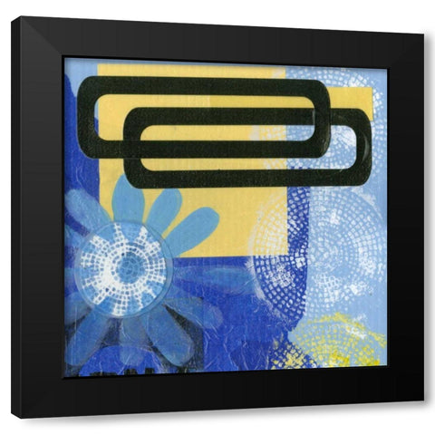 Smile IV Black Modern Wood Framed Art Print by Velasquez, Deborah
