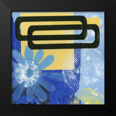 Smile IV Black Modern Wood Framed Art Print by Velasquez, Deborah