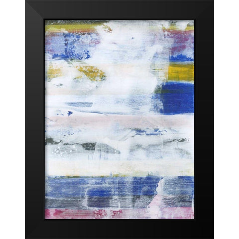 White Wash I Black Modern Wood Framed Art Print by Fuchs, Jodi