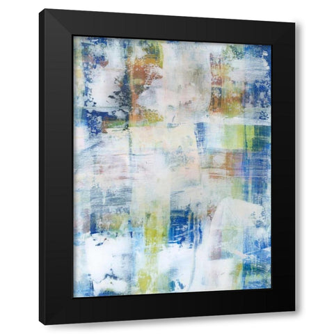 White Wash III Black Modern Wood Framed Art Print by Fuchs, Jodi
