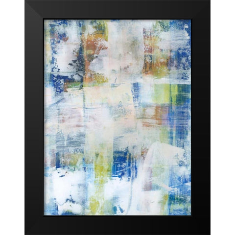 White Wash III Black Modern Wood Framed Art Print by Fuchs, Jodi