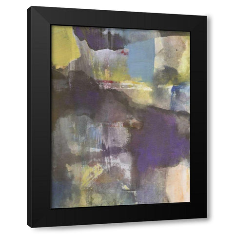 Calm Interlude Black Modern Wood Framed Art Print with Double Matting by Fuchs, Jodi