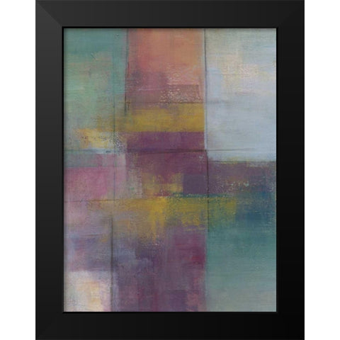 Mauve Essence II Black Modern Wood Framed Art Print by Green-Aldridge, W.