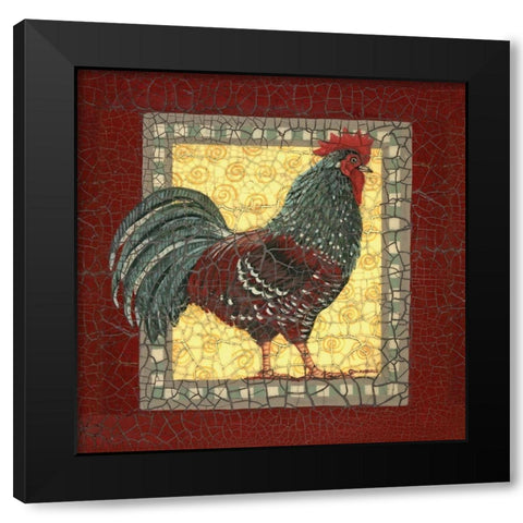 Chic Brown Black Modern Wood Framed Art Print with Double Matting by Russell, Wendy