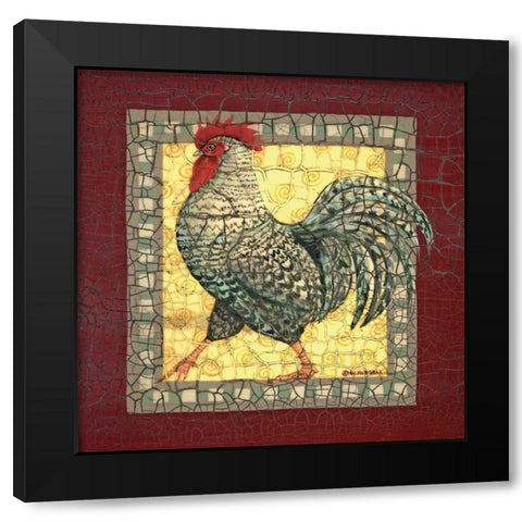 Chic Pigeon Black Modern Wood Framed Art Print with Double Matting by Russell, Wendy