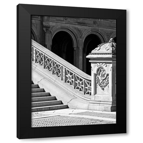 NYC Architecture VI Black Modern Wood Framed Art Print with Double Matting by Pica, Jeff