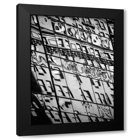 Reflections of NYC III Black Modern Wood Framed Art Print with Double Matting by Pica, Jeff