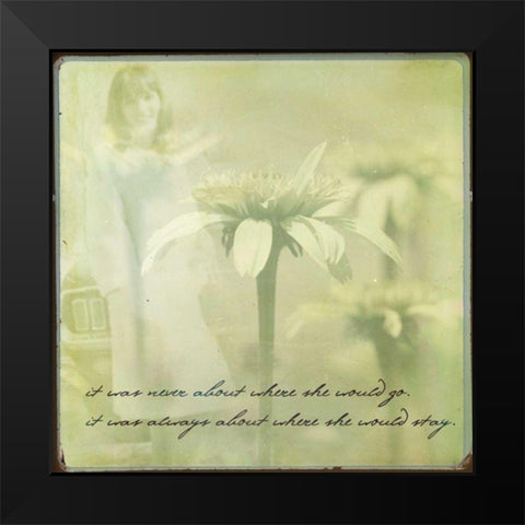 She II Black Modern Wood Framed Art Print by Jorgensen, Jennifer