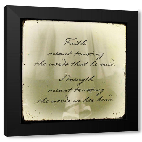 She IV Black Modern Wood Framed Art Print by Jorgensen, Jennifer
