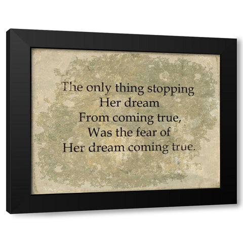 She VI Black Modern Wood Framed Art Print by Jorgensen, Jennifer