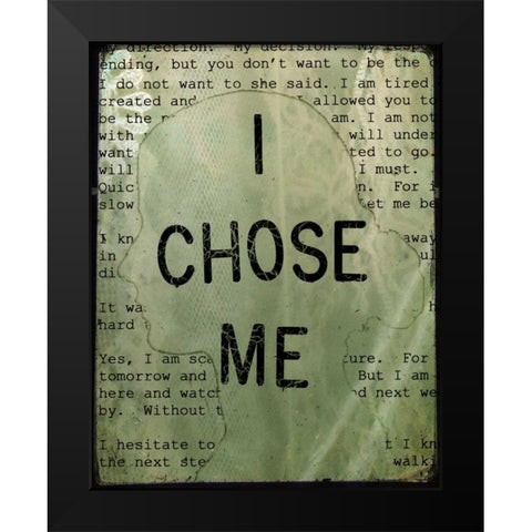 She IX Black Modern Wood Framed Art Print by Jorgensen, Jennifer