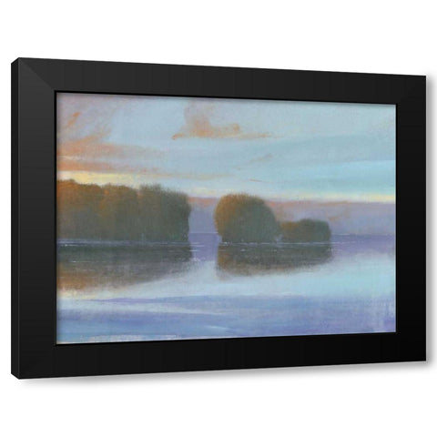 Crystal River II Black Modern Wood Framed Art Print with Double Matting by OToole, Tim