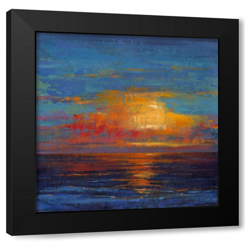 Sun Down I Black Modern Wood Framed Art Print by OToole, Tim