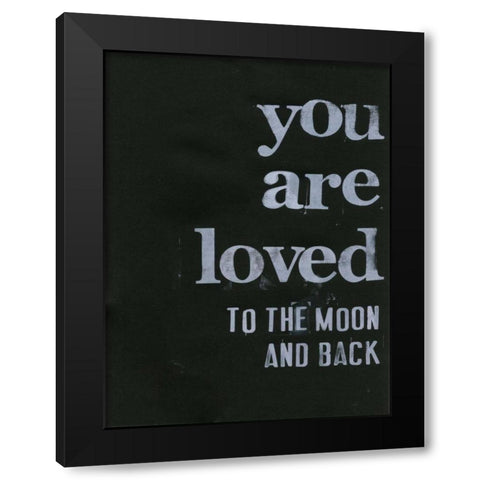 When I Saw You... V Black Modern Wood Framed Art Print by Velasquez, Deborah