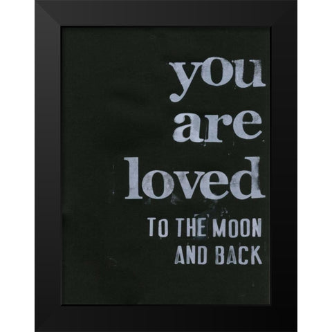 When I Saw You... V Black Modern Wood Framed Art Print by Velasquez, Deborah