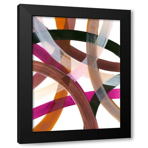 Infinite Path I Black Modern Wood Framed Art Print with Double Matting by Fuchs, Jodi