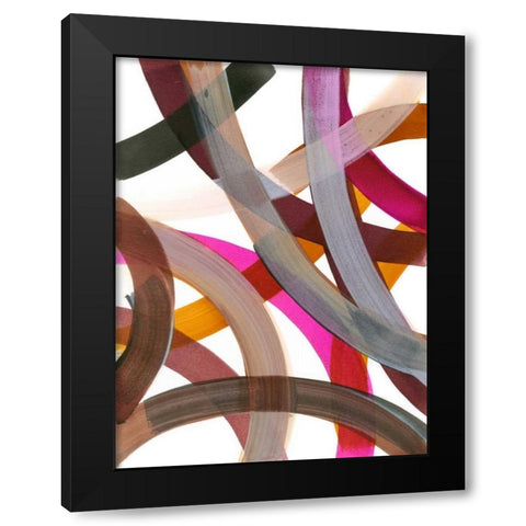 Infinite Path III Black Modern Wood Framed Art Print by Fuchs, Jodi