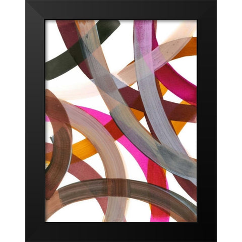 Infinite Path III Black Modern Wood Framed Art Print by Fuchs, Jodi