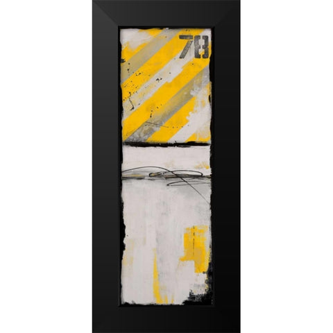 2-Up Route 78 II Black Modern Wood Framed Art Print by Ashley, Erin