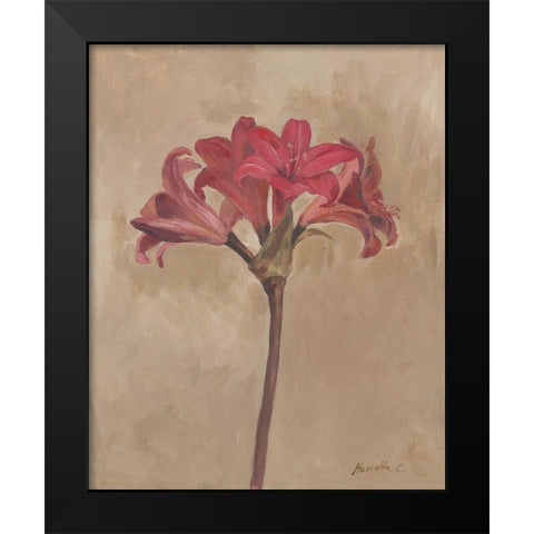 Blooms and Stems III Black Modern Wood Framed Art Print by Cohen, Marietta