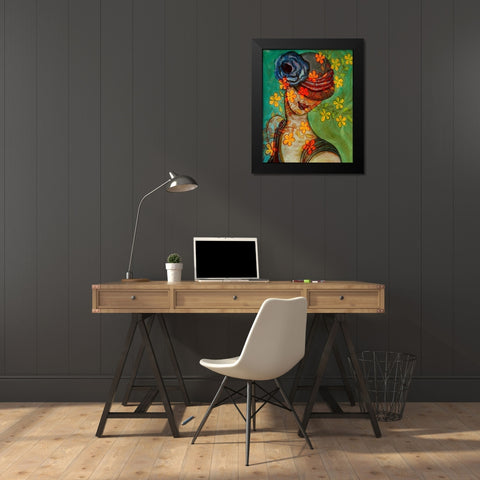 Bella I Black Modern Wood Framed Art Print by Harrington, Danielle