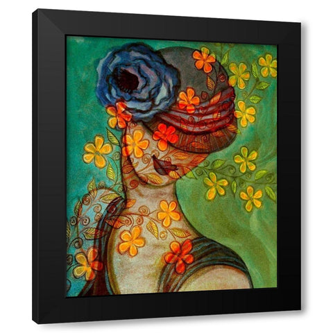 Bella I Black Modern Wood Framed Art Print by Harrington, Danielle