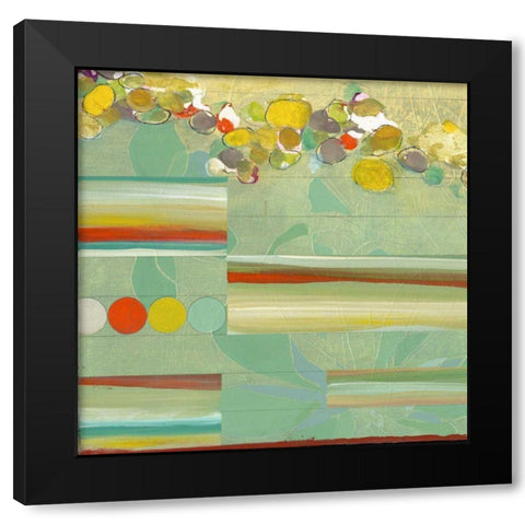 Orchestrate I Black Modern Wood Framed Art Print by Fuchs, Jodi