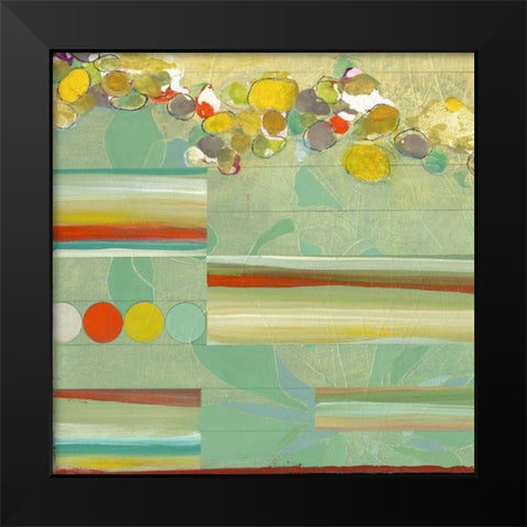 Orchestrate I Black Modern Wood Framed Art Print by Fuchs, Jodi