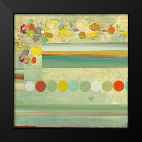 Orchestrate II Black Modern Wood Framed Art Print by Fuchs, Jodi