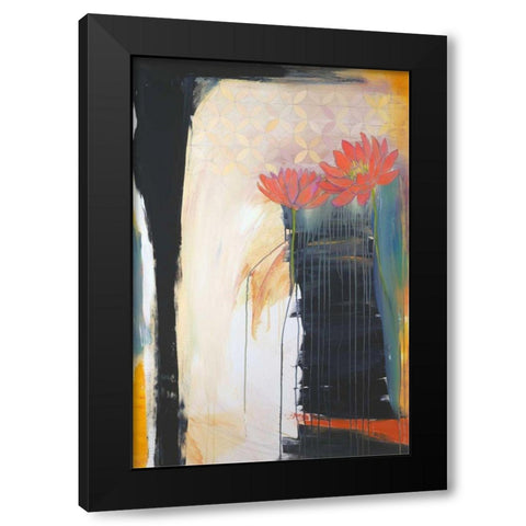 Billboard For Love I Black Modern Wood Framed Art Print by Fuchs, Jodi