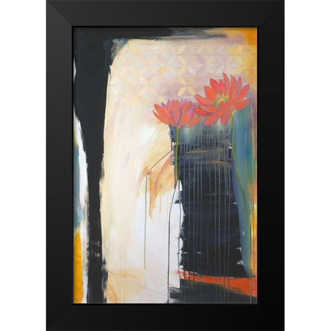 Billboard For Love I Black Modern Wood Framed Art Print by Fuchs, Jodi