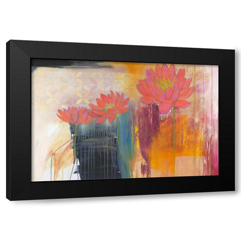 Billboard For Love II Black Modern Wood Framed Art Print by Fuchs, Jodi
