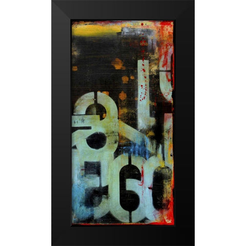 Out Numbered II Black Modern Wood Framed Art Print by Ashley, Erin