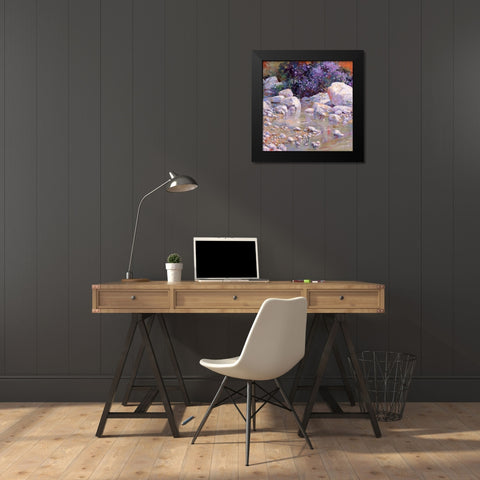 Desert Surprise Black Modern Wood Framed Art Print by Pollard, Julie G.
