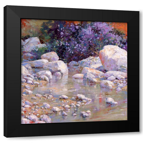 Desert Surprise Black Modern Wood Framed Art Print with Double Matting by Pollard, Julie G.