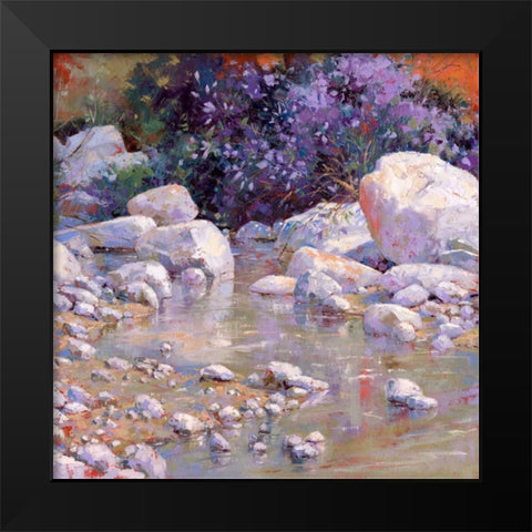 Desert Surprise Black Modern Wood Framed Art Print by Pollard, Julie G.