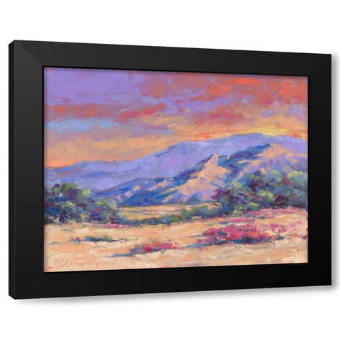 Desert Dessert Black Modern Wood Framed Art Print by Pollard, Julie G.