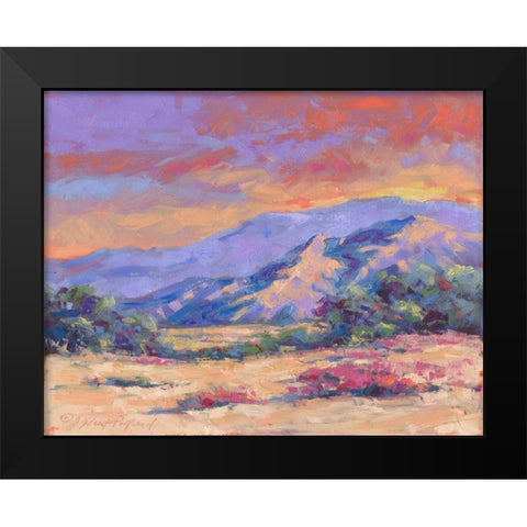 Desert Dessert Black Modern Wood Framed Art Print by Pollard, Julie G.