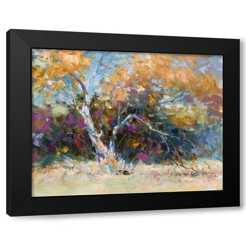 Sycamore Black Modern Wood Framed Art Print with Double Matting by Pollard, Julie G.