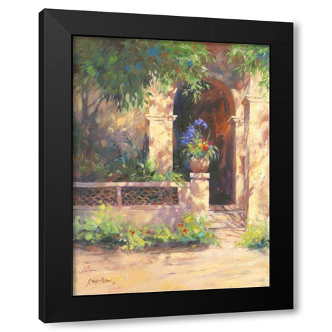 Il Portal Black Modern Wood Framed Art Print with Double Matting by Pollard, Julie G.