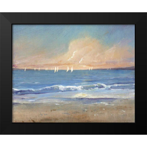 Sailing Breeze I Black Modern Wood Framed Art Print by OToole, Tim