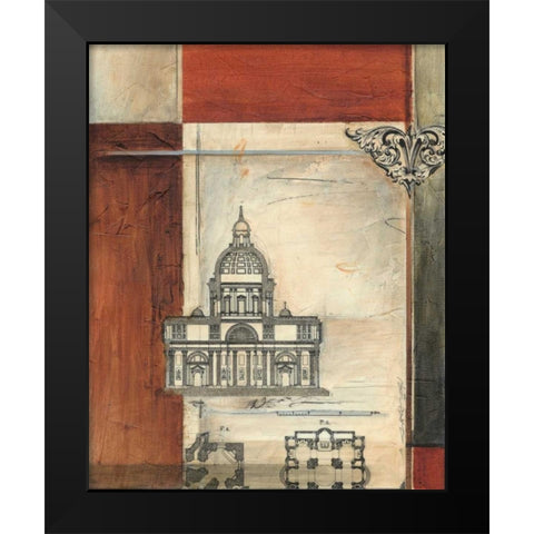 Architectural Measure II Black Modern Wood Framed Art Print by Harper, Ethan