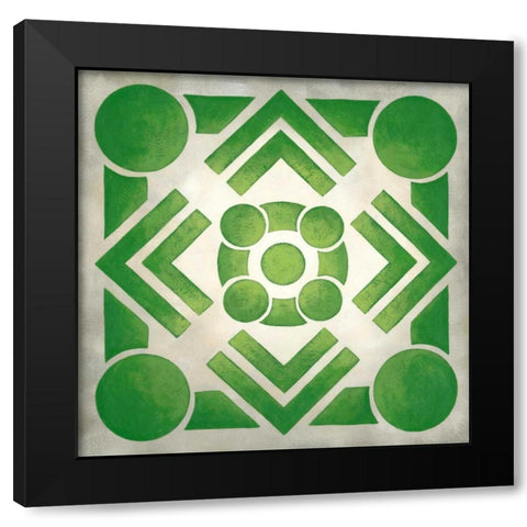 Classical Garden I Black Modern Wood Framed Art Print with Double Matting by Zarris, Chariklia