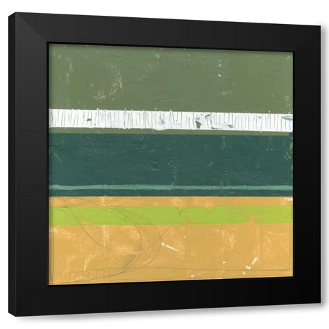 Precipice IV Black Modern Wood Framed Art Print with Double Matting by Goldberger, Jennifer