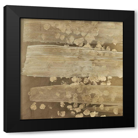 Golden Rule IV Black Modern Wood Framed Art Print by Meagher, Megan